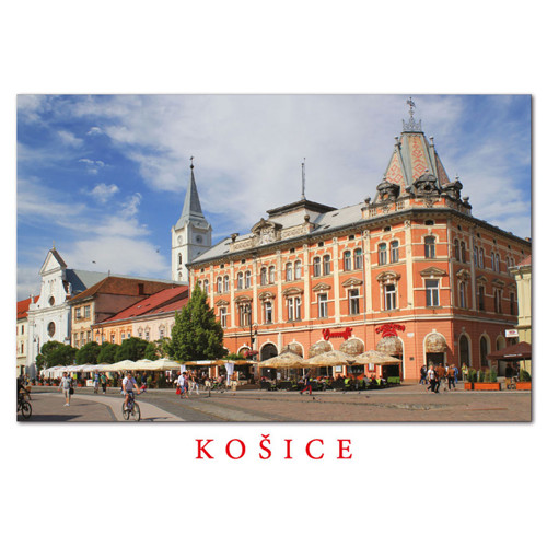 postcard Košice L (confectioneries and cafes in the center)