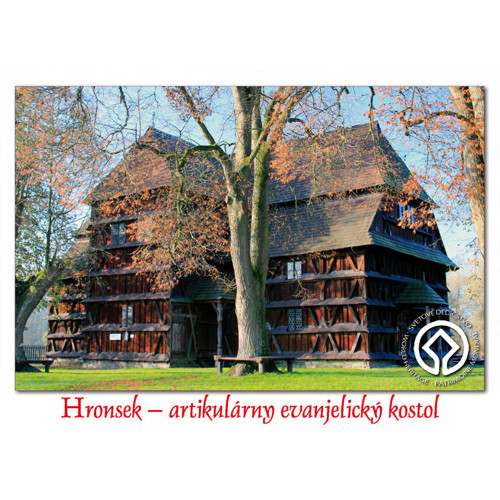 postcard Hronsek - artikulárny evanjelický kostol LS14 (Hronsek - articular evangelical church)