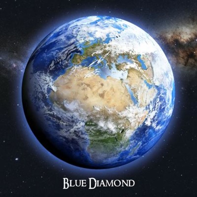 3D big square - Blue Diamond (The Earth, La Tierra, Erde, Terre, земля - didac...