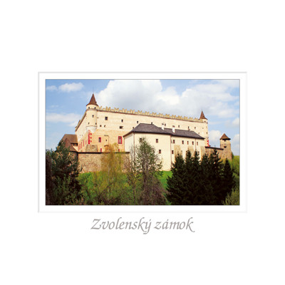 postcard Zvolenský zámok I (Zvolen castle)