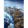 3D postcard Evolution of life