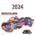 postcard calendar BRATISLAVA 2024