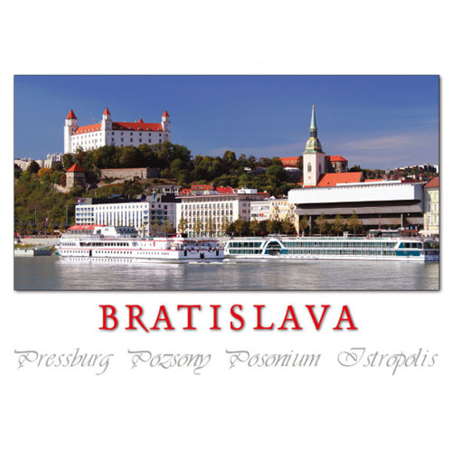Bratislava - 10 postcards (folding postcard book)
