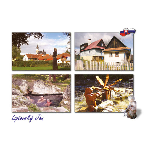 postcard Liptovský Ján b84