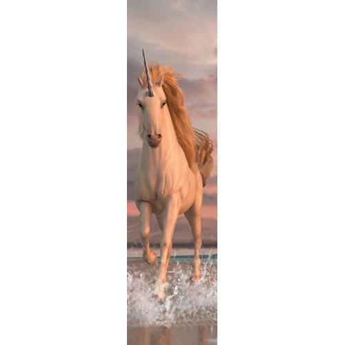 3D bookmark Unicorn splash