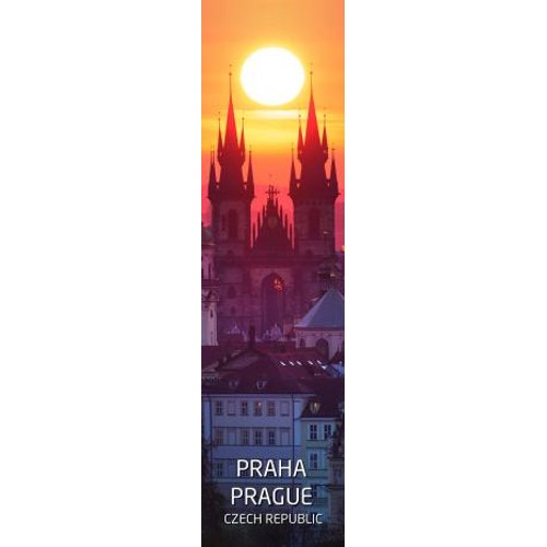 3D záložka PRAHA - PRAGUE (slnko)