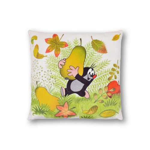 Pillow 30x30cm  (The mole and a pear)