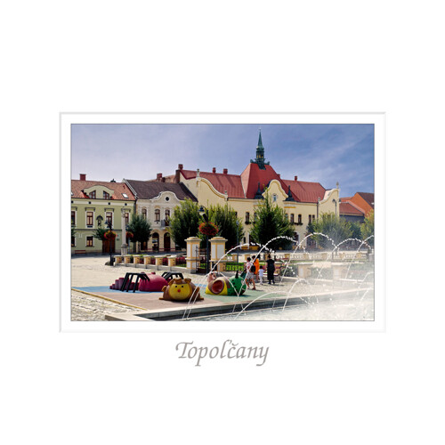 postcard Topoľčany II (town hall)