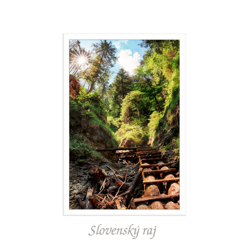 postcard Slovenský raj I (Slovak Paradise)
