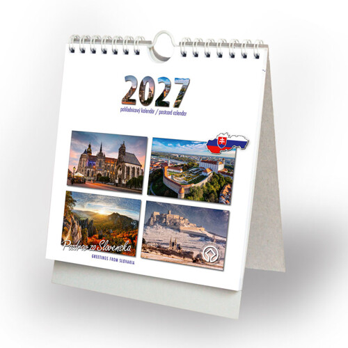 pohlednicový kalendář Pozdrav zo Slovenska 2027