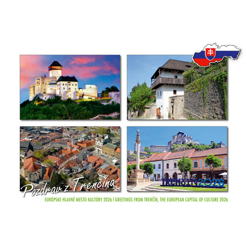 postcard Pozdrav z Trenčína (GREETINGS FROM TRENČÍN)