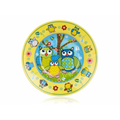 Deep plate (children - OWLS - Happy Owls)