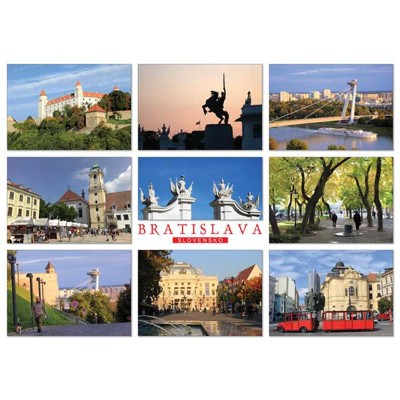 postcard Bratislava (large, A5)