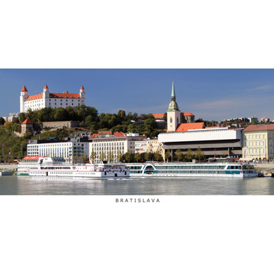 pohľadnica Bratislava b44 (nábrežie, panoráma)...