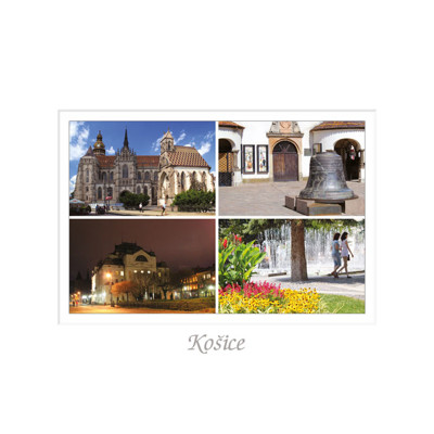 pohlednice Košice II (s paspartou)