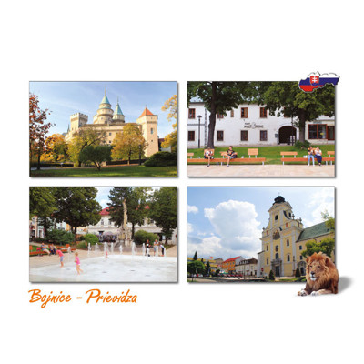 postcard Bojnice, Prievidza b90