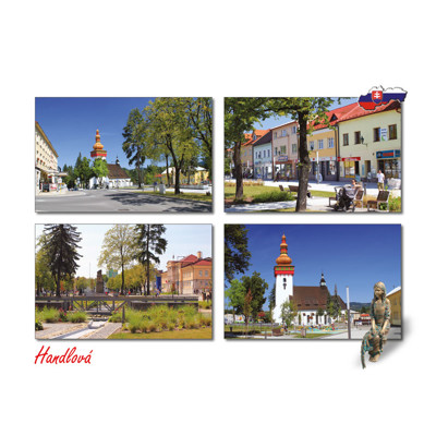 postcard Handlová b95