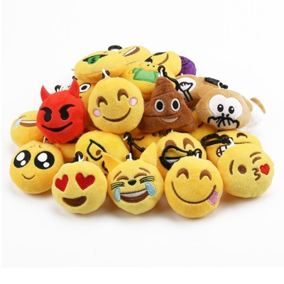 Emotion / Emoji - plush pendants (keychains) (piece)