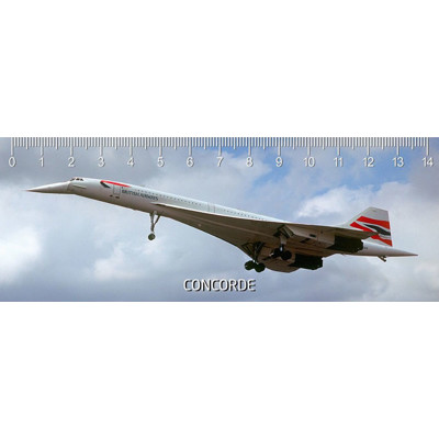 3D ruler DEEP Concorde BA