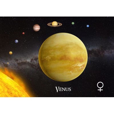 3D pohlednice Venus (Venuše)