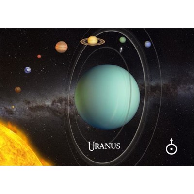3D pohlednice Uranus (Uran)