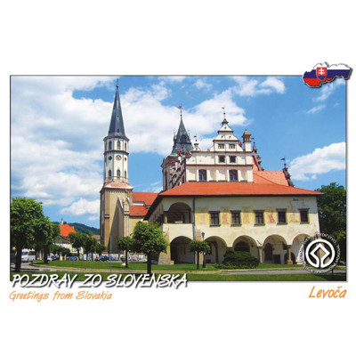 postcards Greetings from Slovakia, Levoča (Spiš)
