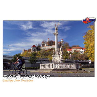 pohlednice Pozdrav z Bratislavy (Morový sloup)
