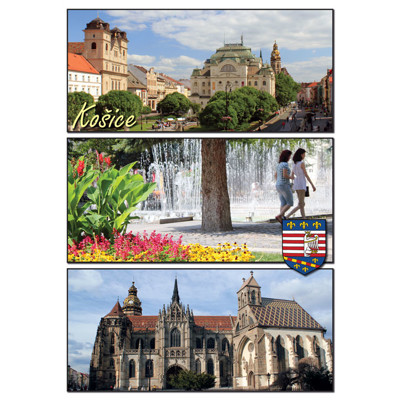 magnetic postcard Košice