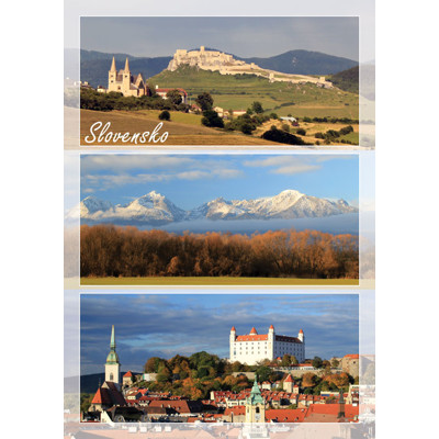 magnetic postcard Slovensko (Slovakia)