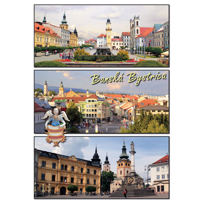 magnetic postcard Banská Bystrica