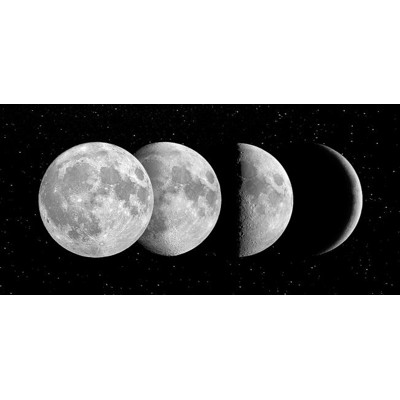 3D panoráma Moon Phases
