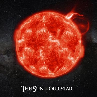 3D pohlednice (čtverec) The Sun - our Star (Slunce)