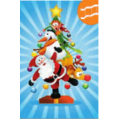 3D pohlednice Christmas Tree No.03 (Vánoční stromeček)