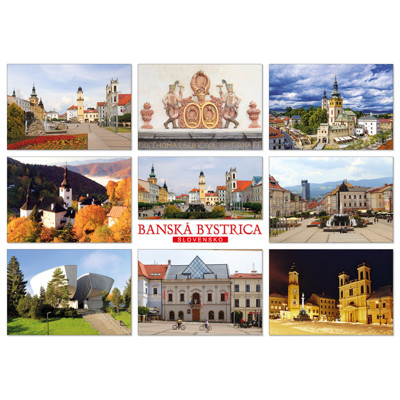 pohlednice Banská Bystrica b157 (velká, A5)