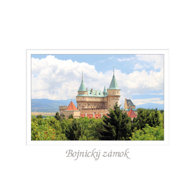 postcard Bojnický zámok II