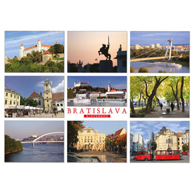 postcard Bratislava L (mix)