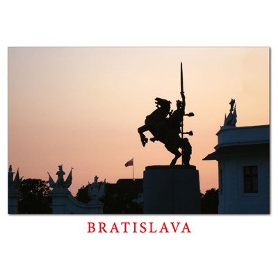 pohlednice Bratislava L (král Svätopluk)