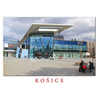 pohľadnica Košice L (nákupné centrum Aupark)