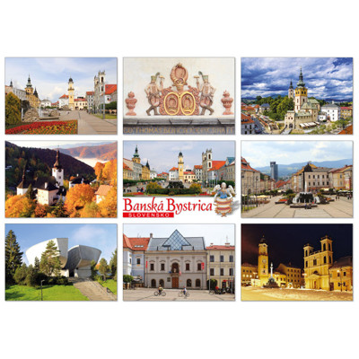 pohlednice Banská Bystrica L (mix)