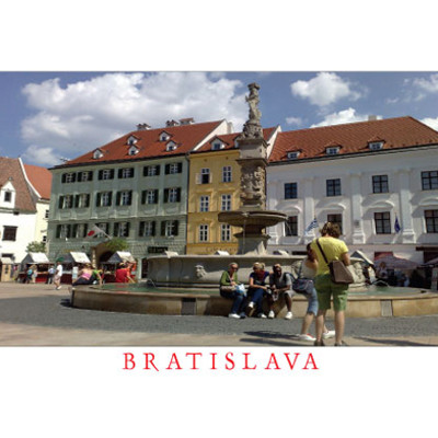 postcard Bratislava L (The Main Square)