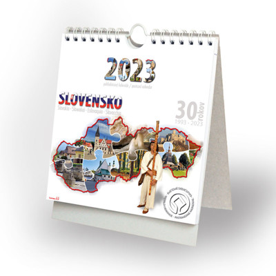 postcard calendar Slovakia 2023