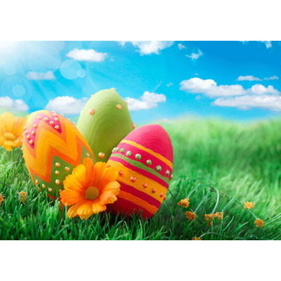 3D pohľadnica Happy Easter No.01