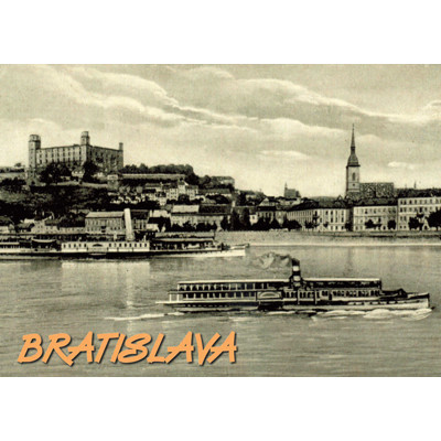 3D pohľadnica Bratislava história/súčasnosť