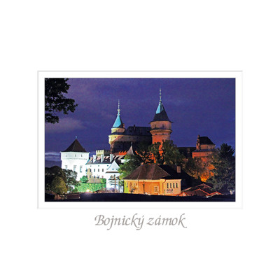 postcard Bojnický zámok III (Bojnice´s castle)