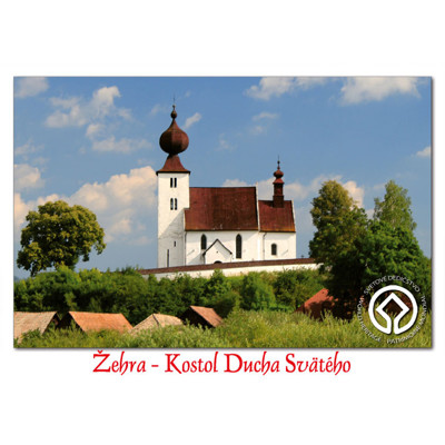postcard Žehra - Kostol Ducha Svätého LS19 (Žehra - the Church of the Holy Spi...