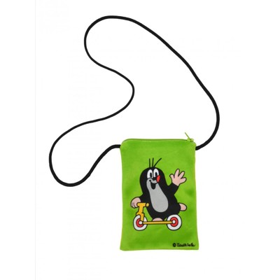 The neck bag 10x15 cm, Mole, green