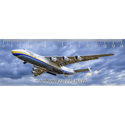 3D pravítko DEEP Antonov AN-225 Mriya