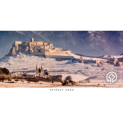 postcard Spiš Castle o01 (winter panorama)