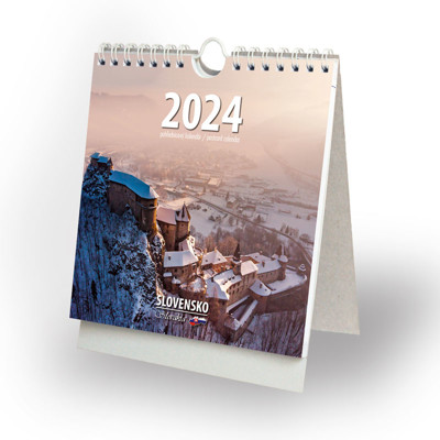 postcard calendar SLOVENSKO 2024 (Slovakia 2024)