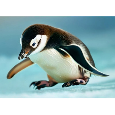 3D pohlednice Penguino AI (Tučniak) 